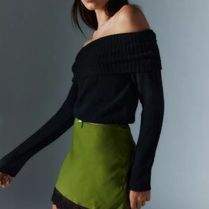 Urban Outfitters Silence + Noise Claudia Off The Shoulder Sweater
